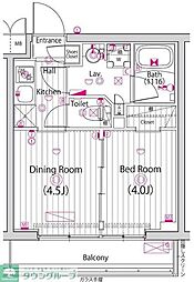 ガーラ練馬グランドステージ 1DKの間取図画像