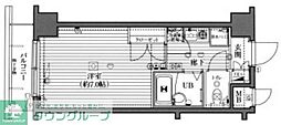ガラ・ステージ西新宿 1Kの間取図画像