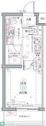 クレヴィスタ井荻 1Kの間取図画像