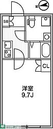 アルティザ新宿落合ソノリテ 1Kの間取図画像
