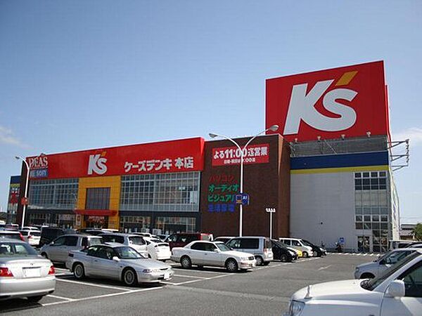 ケーズデンキ水戸本店は駐車スペースも広々としています