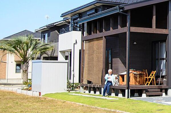 自然豊かな分譲地なのでペットと暮らすにもおすすめの環境です