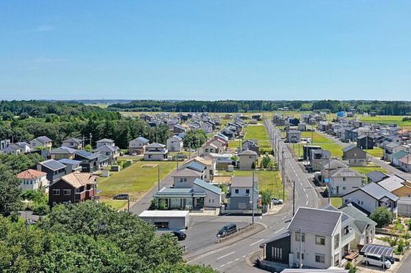 緑の残る自然豊かな分譲地「常磐の杜」。現在約400世帯の方が住んでいます
