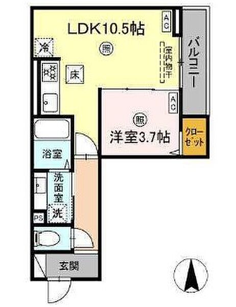 同じ建物の物件間取り写真 - ID:213104904449