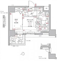 クレイシアＩＤＺ上野 2階1DKの間取り