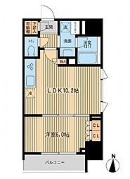 ＨＦ上野入谷レジデンス 9階1LDKの間取り