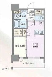 ライトテラス浅草 1LDKの間取図画像