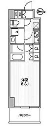 アーバンパーク浅草 1Kの間取図画像