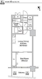 プライムアーバン町屋サウスコート 1LDKの間取図画像