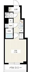 HY's三ノ輪 1Kの間取図画像