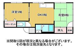 間取図画像 2DK
