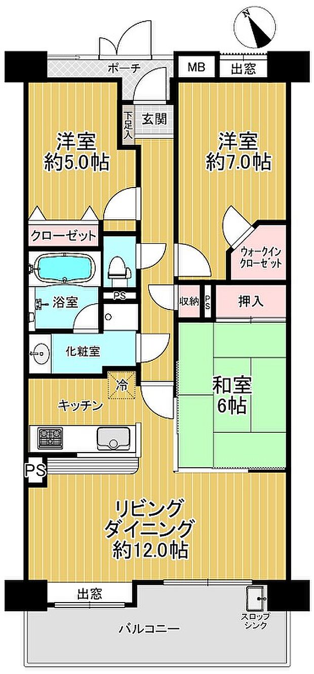 ダイアパレス川口新井宿(3LDK) 4階のその他画像