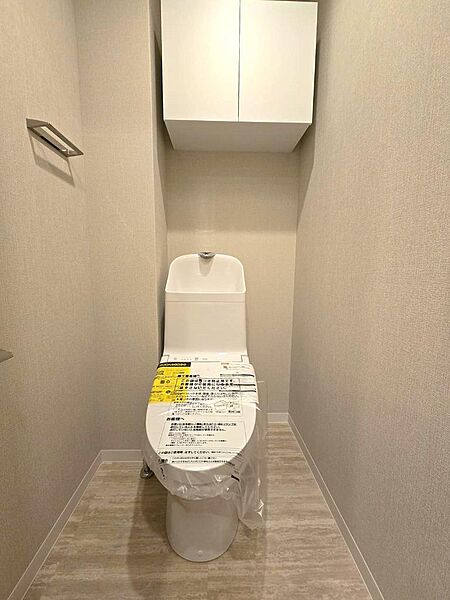 ゆとりと清潔感に包まれた、快適なトイレスペース。