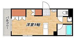 SPACE IN MIZUHO 2階ワンルームの間取り