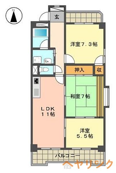 同じ建物の物件間取り写真 - ID:223032183261