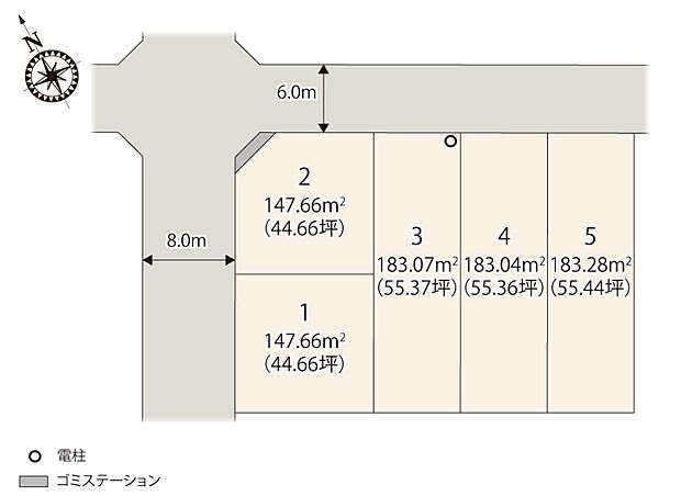 図面と現況が異なる場合、現況を優先とします。【3号棟】