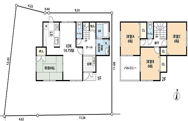 間取り：328000561628