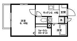 ソレジオBX 1Kの間取図画像