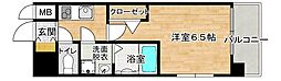 エスリード阿波座パークレジデンス 1Kの間取図画像