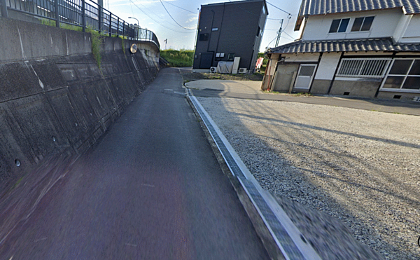 現地北側より