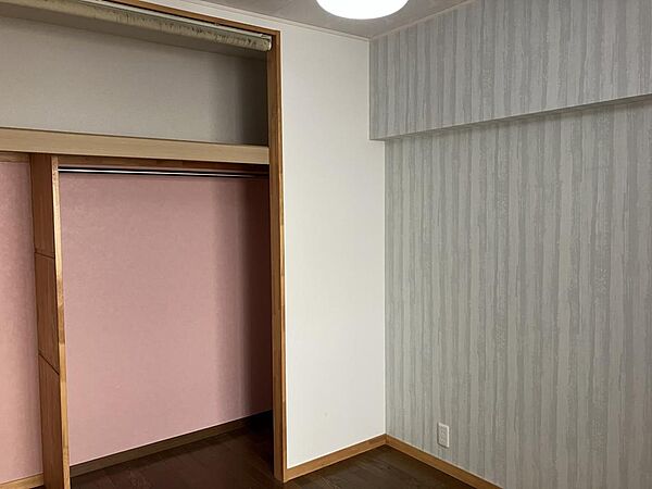 入口右側の洋室のクローゼットです。