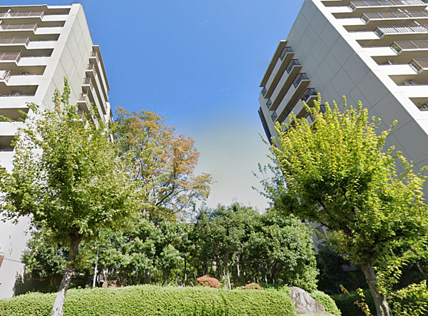 緑の多い環境の整ったマンションです。