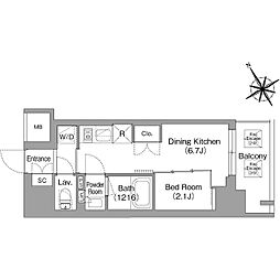 バウスフラッツ蔵前 14階
