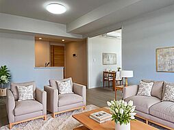 フロンティアレジデンス錦糸公園 625 6階2LDKのリビング/ダイニング