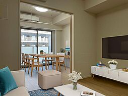 フロンティアレジデンス錦糸公園 637 6階1LDKのリビング/ダイニング