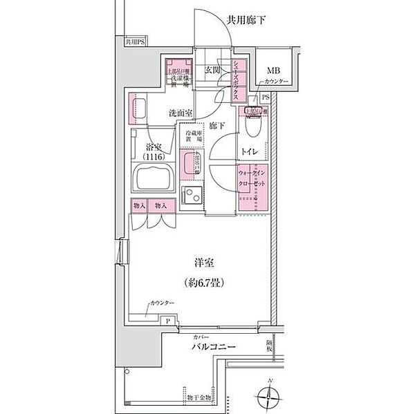 同じ建物の物件間取り写真 - ID:213103703893