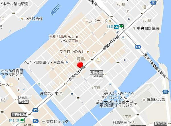レジディア月島III ｜東京都中央区月島3丁目(賃貸マンション1K・4階・21.00㎡)の写真 その18