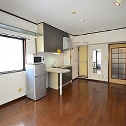 広島電鉄1系統 広電本社前駅 徒歩8分の賃貸マンション 2階ワンルームのリビング/ダイニング