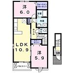 広島市安佐南区相田6丁目 2階建 築6年のイメージ