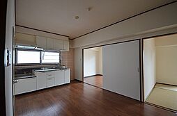 広島電鉄2系統 観音町駅 徒歩2分の賃貸マンション 4階3DKのリビング/ダイニング