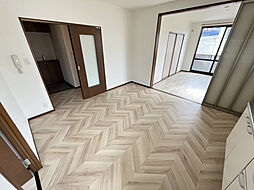 JR可部線 緑井駅 徒歩13分の賃貸アパート 2階3DKのリビング/ダイニング