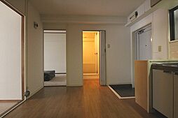 広島電鉄1系統 中電前駅 徒歩2分の賃貸マンション 3階2DKのリビング/ダイニング