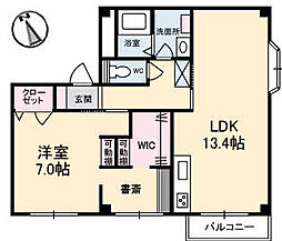 JR可部線 安芸長束駅 徒歩14分の賃貸アパート 2階1LDKの間取り