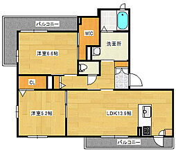 広島高速交通アストラムライン 大町駅 徒歩7分の賃貸マンション 3階2LDKの間取り