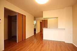 JR可部線 梅林駅 徒歩12分の賃貸アパート 2階2LDKのリビング/ダイニング