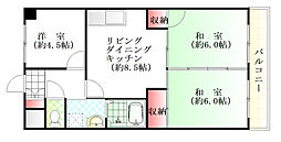 広島高速交通アストラムライン 祇園新橋北駅 徒歩5分の賃貸マンション 1階3LDKの間取り