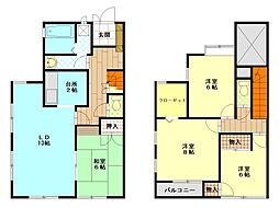 広島電鉄宮島線 草津南駅 徒歩7分の賃貸一戸建て 1階4LDKの間取り