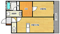 広島電鉄1系統 宇品3丁目駅 徒歩5分の賃貸マンション 1階1LDKの間取り