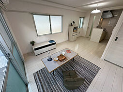 JR可部線 横川駅 徒歩15分の賃貸マンション 2階1LDKのリビング/ダイニング