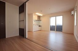 JR可部線 下祇園駅 徒歩17分の賃貸アパート 2階1LDKのリビング/ダイニング