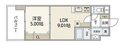 間取図画像 1LDK