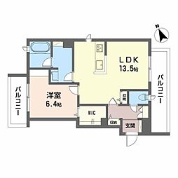 広島高速交通アストラムライン 大町駅 徒歩7分の賃貸マンション 3階1LDKの間取り