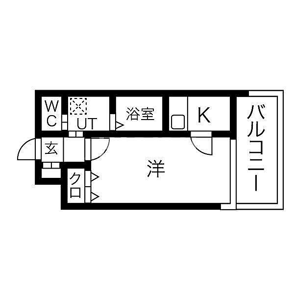 W.O.B.KYOBASHI 408｜大阪府大阪市城東区蒲生2丁目(賃貸マンション1K・4階・22.14㎡)の写真 その2