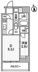ALTERNA東池袋 6階2Kの間取り