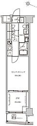 ベルシード板橋本町プレミアII 10階1LDKの間取り