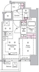 ＳＹＦＯＲＭＥ　ＩＴＡＢＡＳＨＩ　III 3階1DKの間取り
